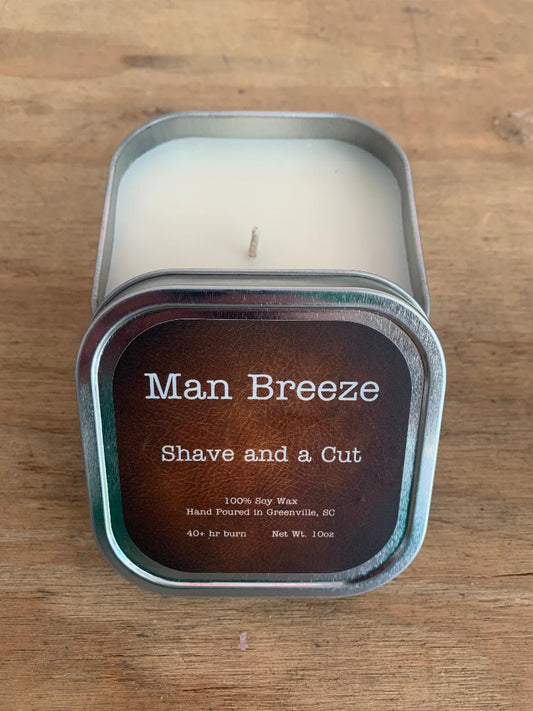 Shave And a Cut scented candle